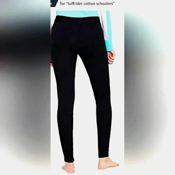 TuffRider Schooler Cotton Black breeches size 28 - Picture 3 of 10